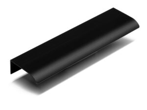 Ручка торцевая RT002BL, L=150 мм, м/о 128 мм, цвет черный