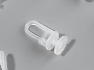 Крючок для штор, гвоздик с замком, d=12×25 мм, прозрачный (арт 3579139)